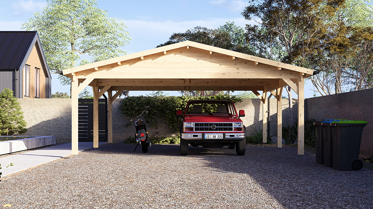 Carports von Pineca