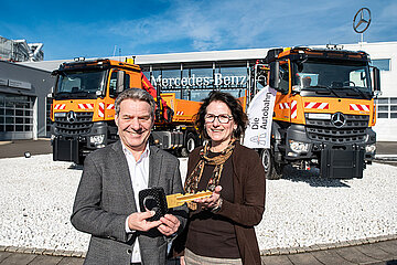 René Rudelt und Michaela Kuban