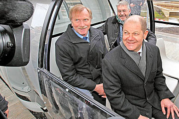 Olaf Scholz und Heiner Baumgarten