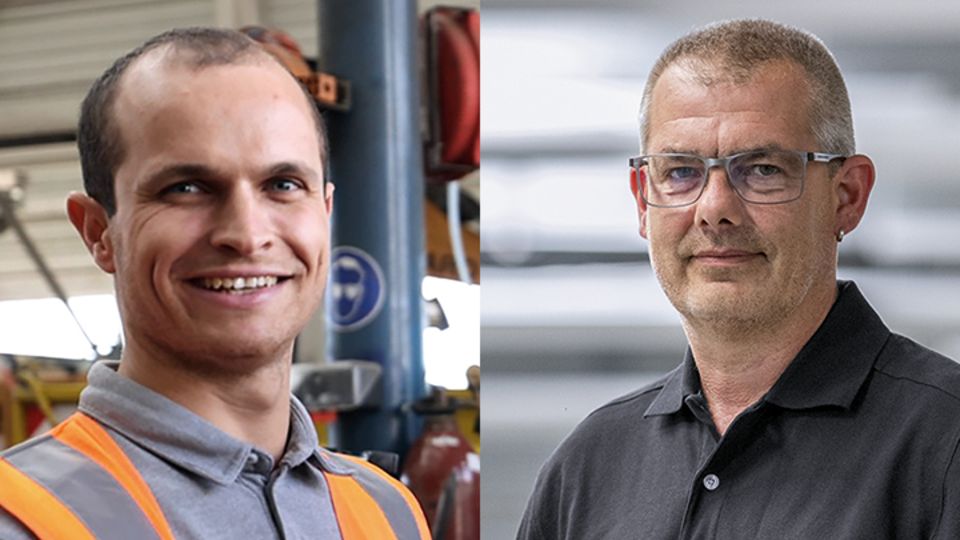 Jürgen Sautter und Tobias Schroth