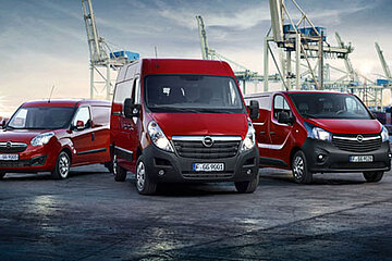 Opel Vivaro, Movano und Combo