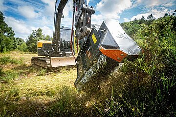hydraulische Forstmulcher
