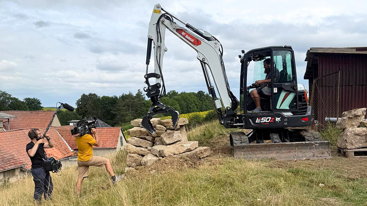 Bobcat Minibagger und Lader