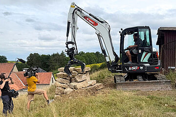 Bobcat Minibagger und Lader