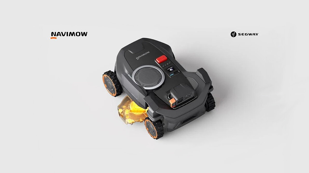 Segway Navimow Mähroboter mit Kantenschneider