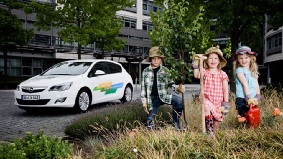Opel unterstützt Waldprojekt