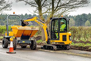 JCB auf der demoprk