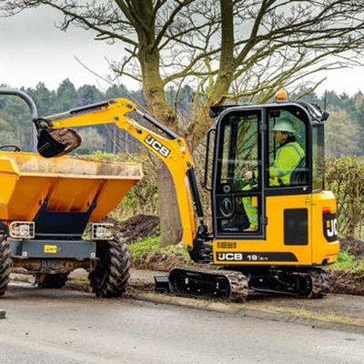 JCB auf der demoprk