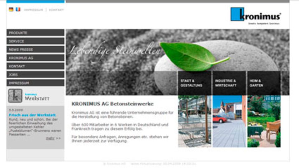 Website Kronimus