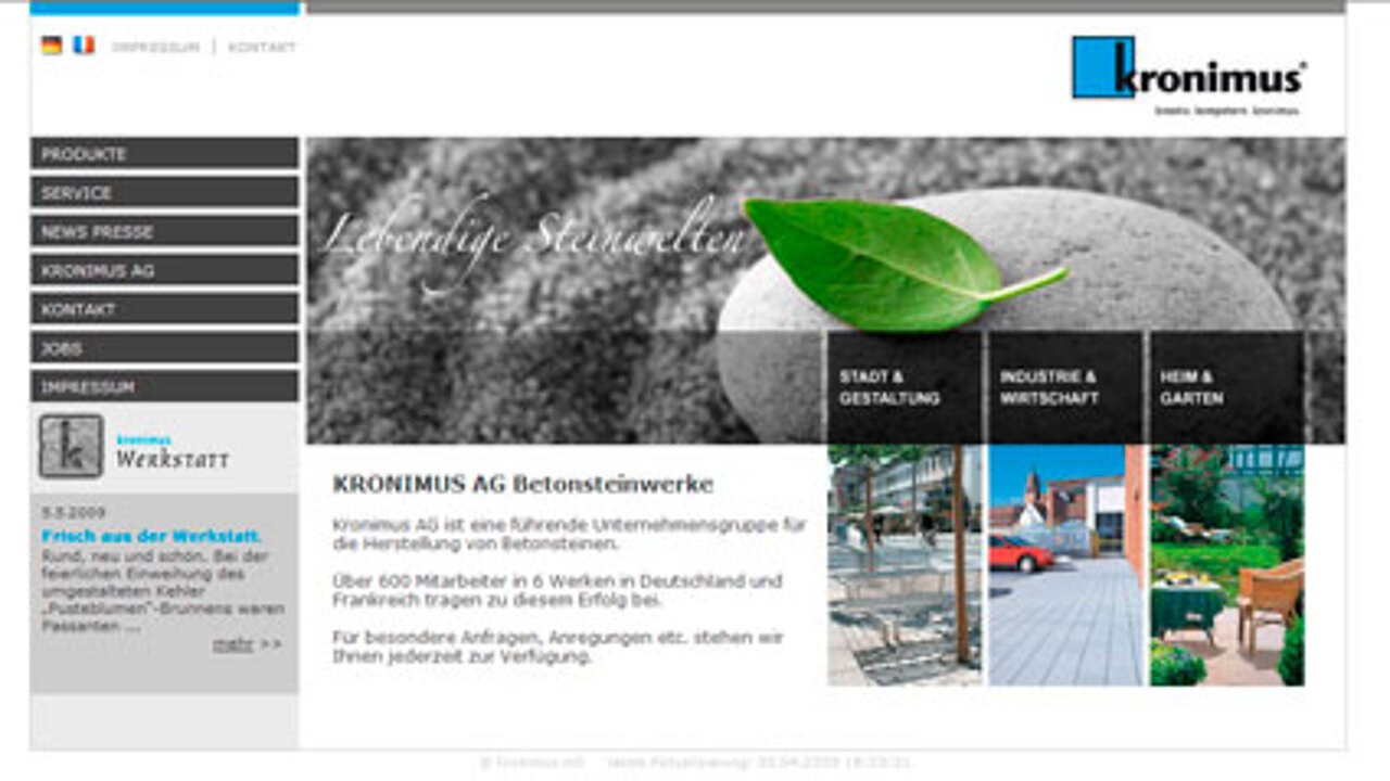 Website Kronimus