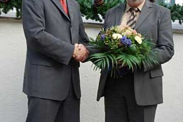 Dr. Gunter Mann und Fritz Hämmerle