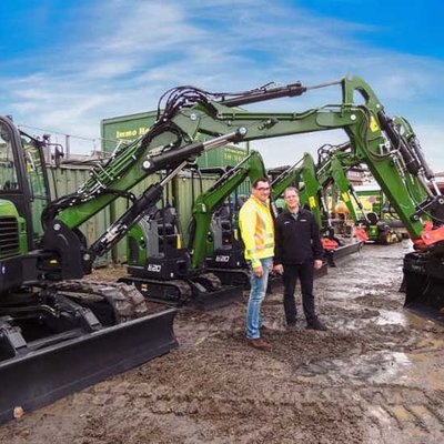 Bobcat E85 und E20 Bagger