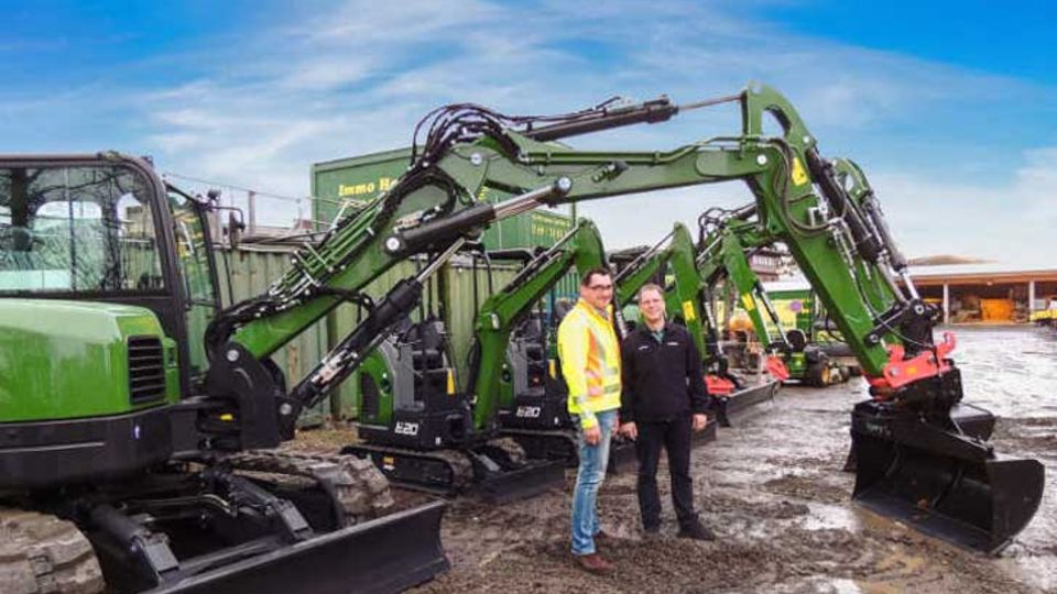 Bobcat E85 und E20 Bagger