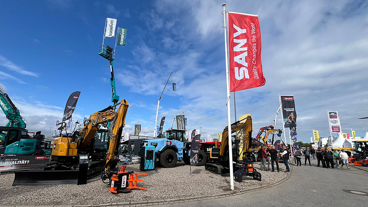Sany Minibagger Radlader