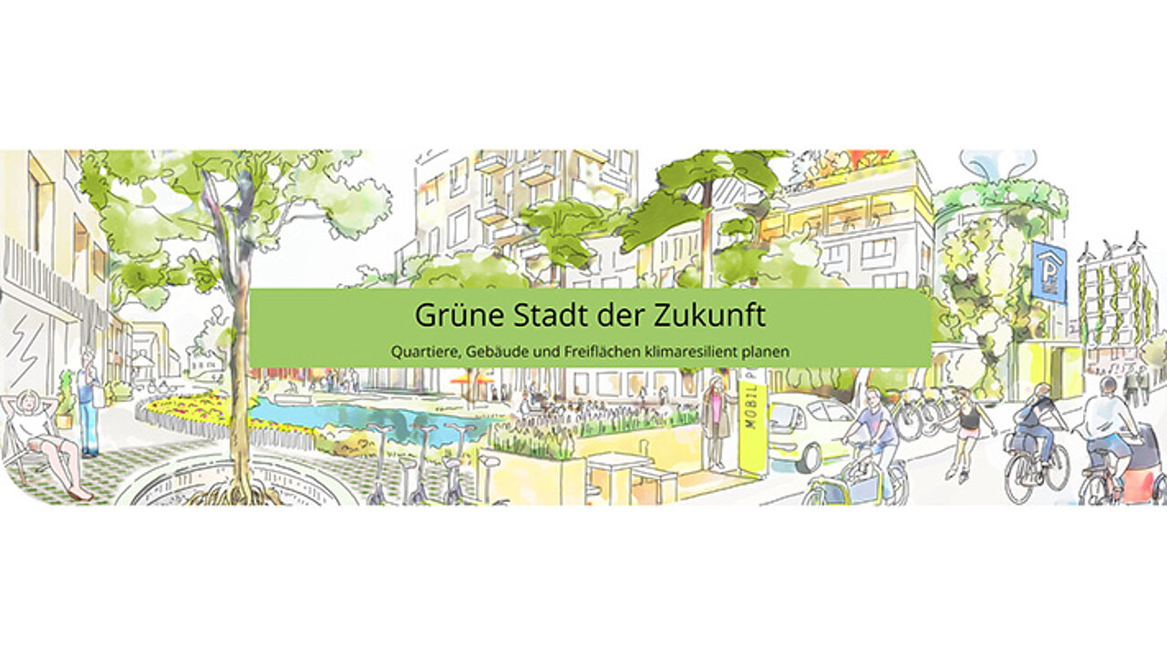 Grüne Stadt der Zukunft
