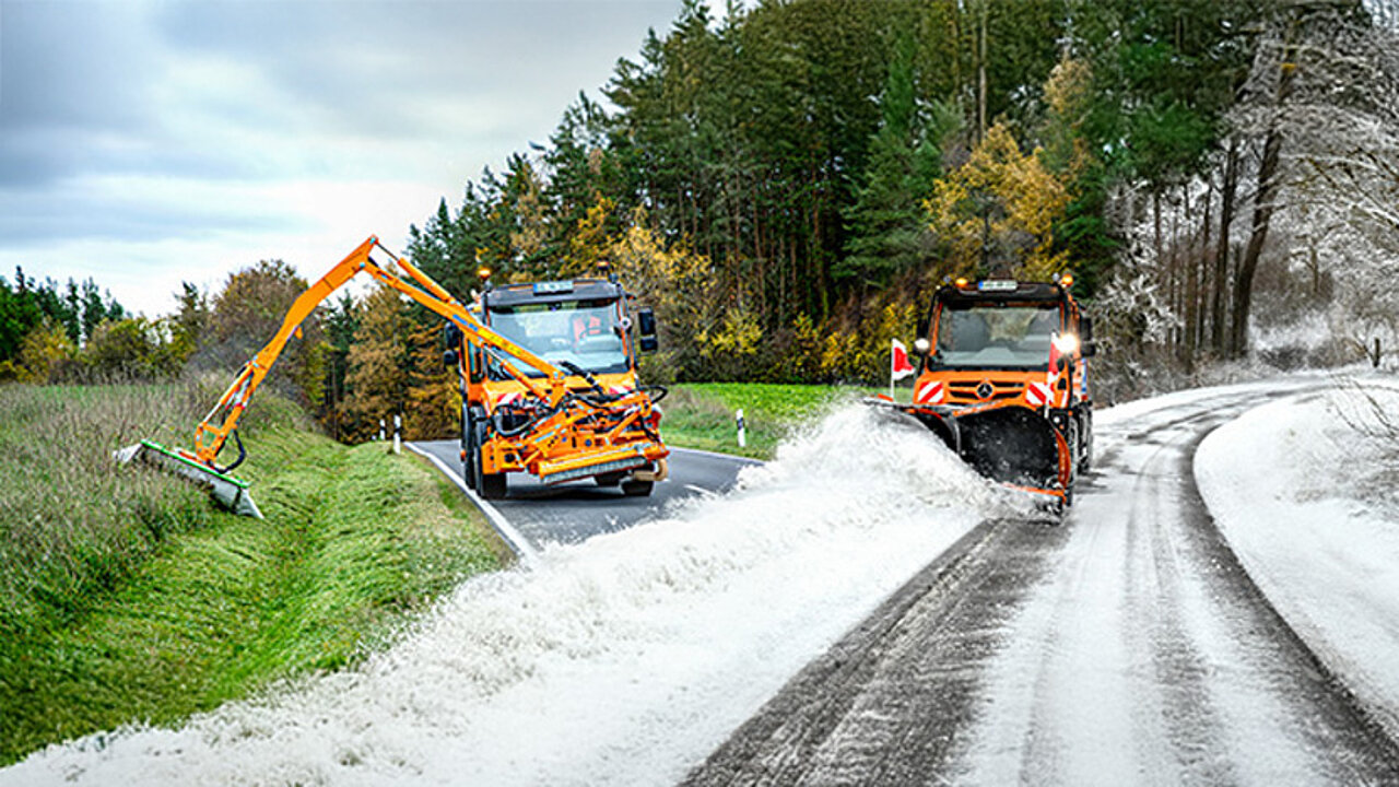Unimog kommunale Pflege