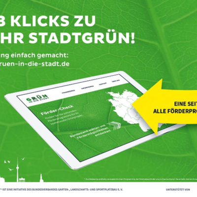 Förderprogramme zur Grünentwicklung