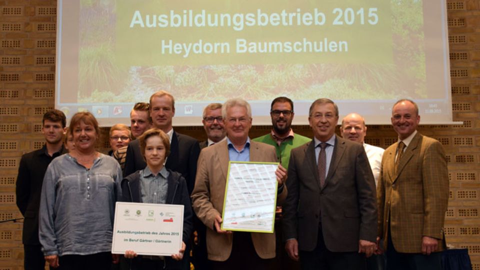 Verleihung der Urkunde