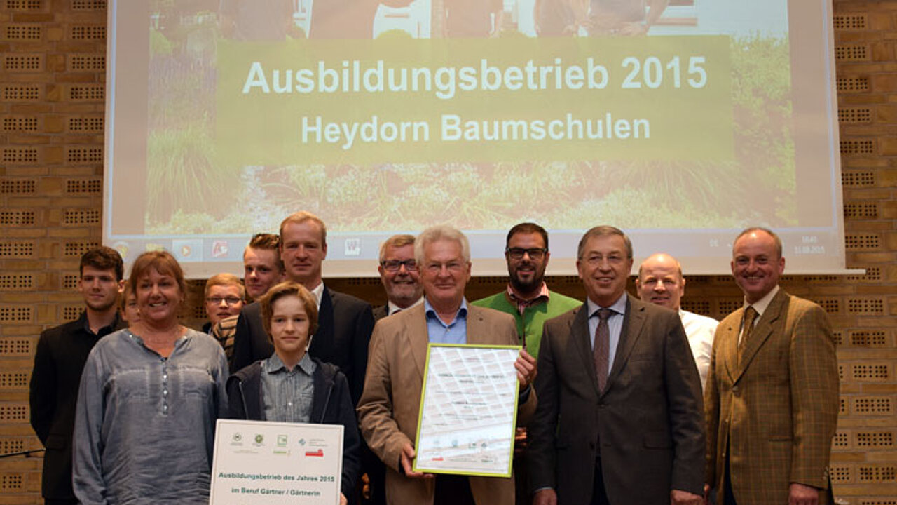 Verleihung der Urkunde