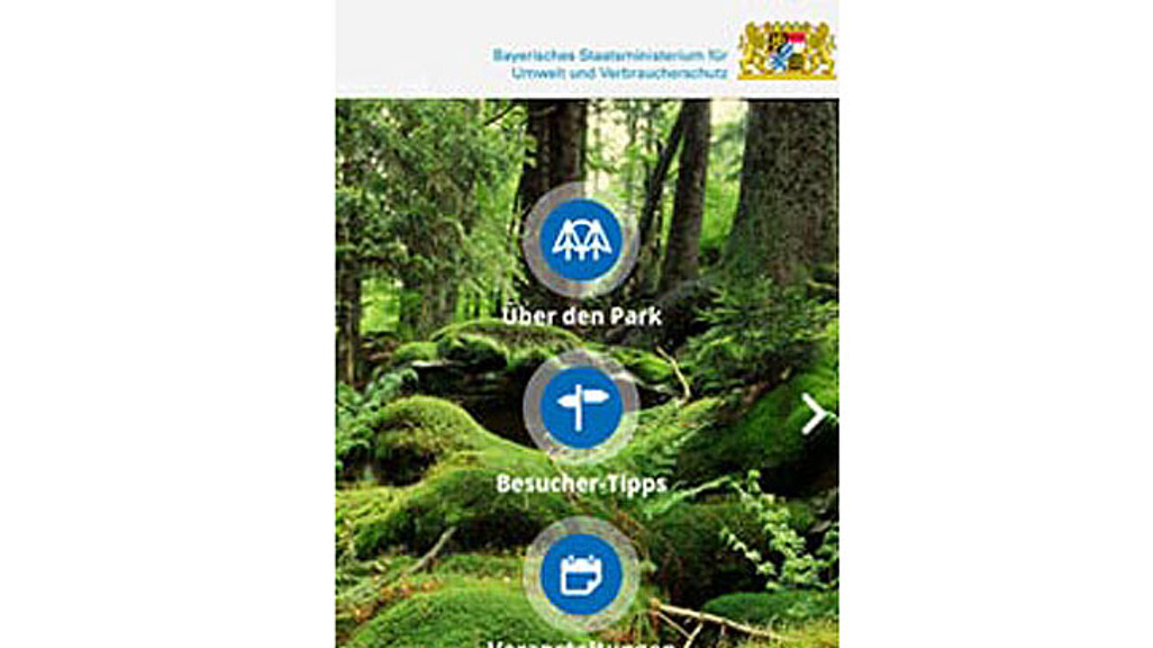 App Nationalpark Bayerischer Wald