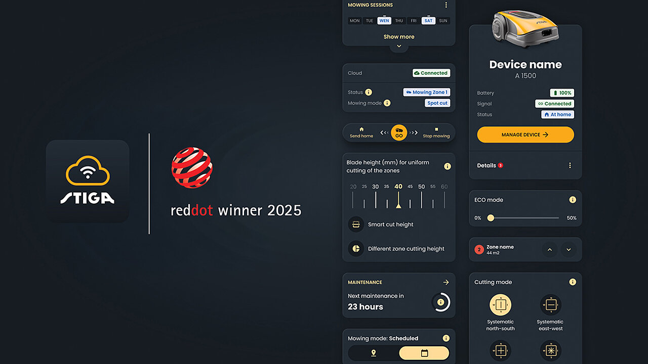 STIGA.GO-App Red Dot Award