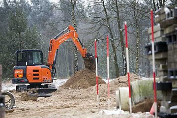 Kiesel auf der demopark