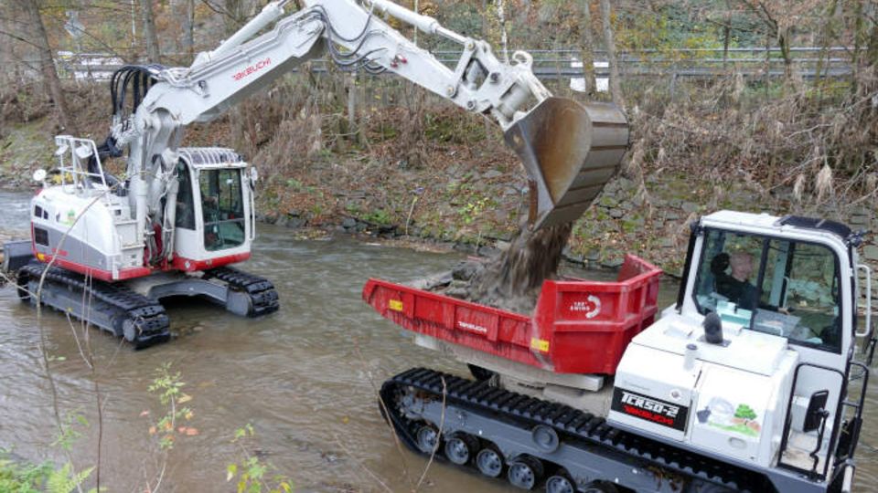 Bagger und Dumper