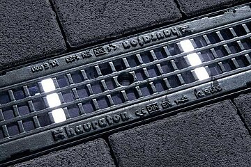 Beleuchtete Rinnensysteme