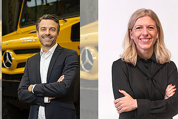 Dennis Kinzelmann und Franziska Cusumano