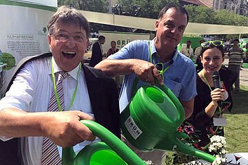 Dr. Klaus Sühl und Thomas Büchner