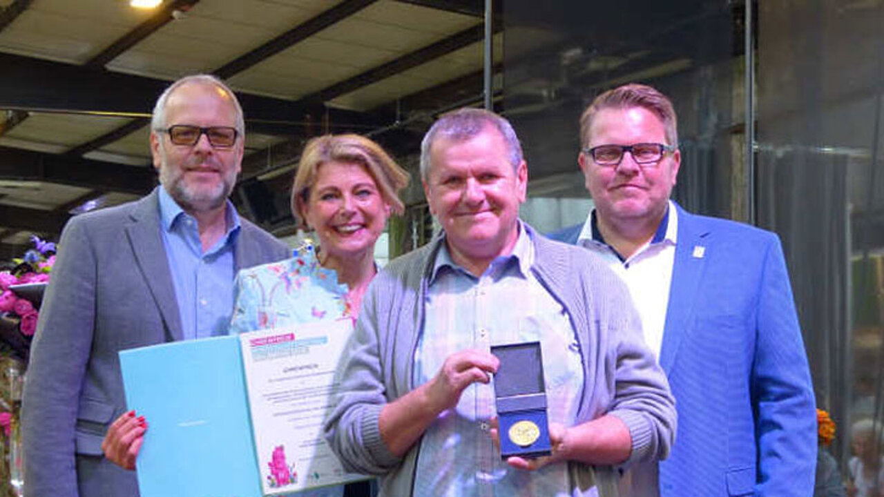 Hans Dietz, Klaus Götz, Agnes Christner und Rüdiger Eckhardt