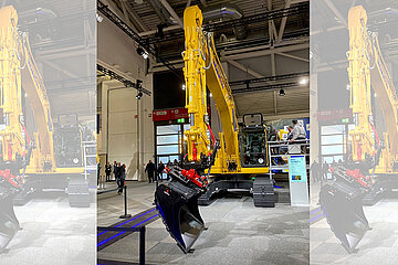 Rototilt Zusammenarbeit mit Komatsu