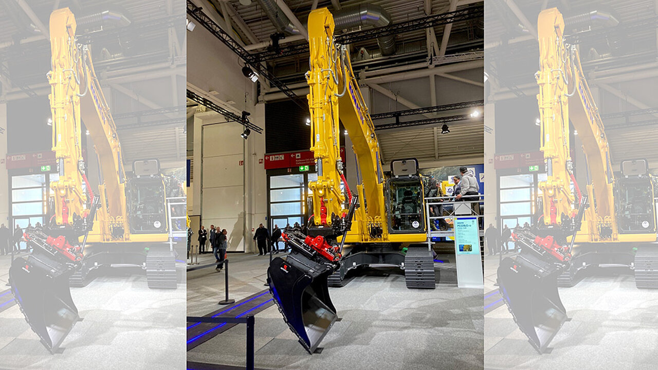 Rototilt Zusammenarbeit mit Komatsu