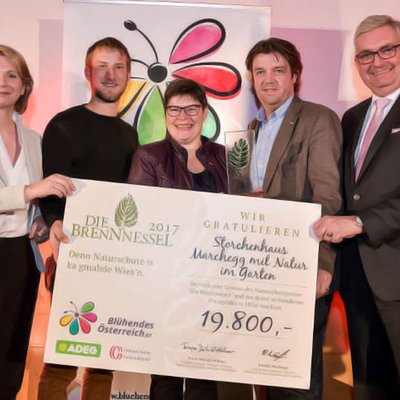 Übergabe Auszeichnung