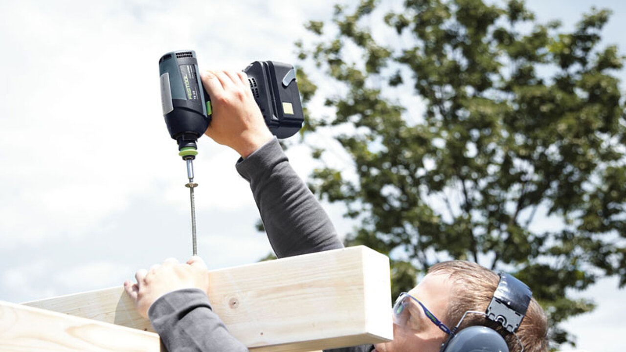 Festool TI 15 IMPACT als Schlagschrauber und Winkelschrauber