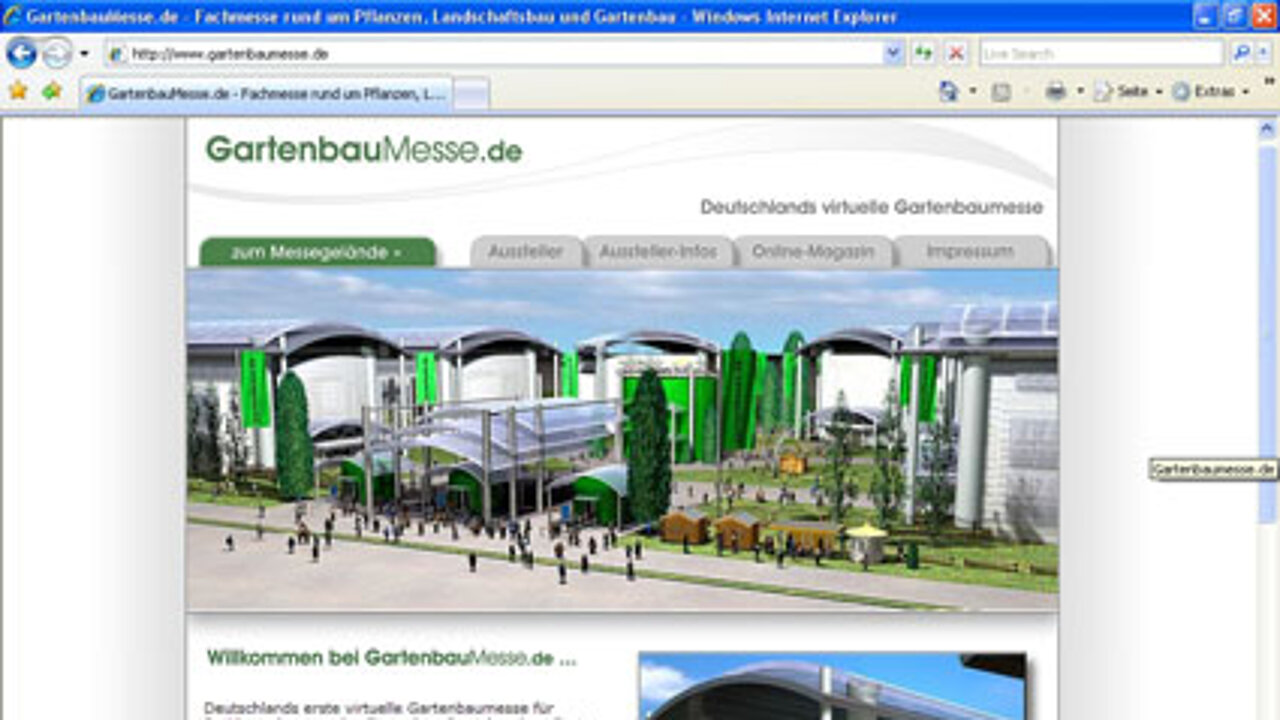 Messegelände der GartenbauMesse