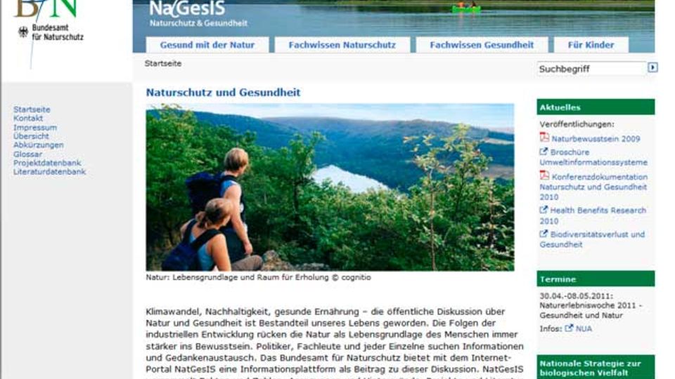 Naturschutz und Gesundheit