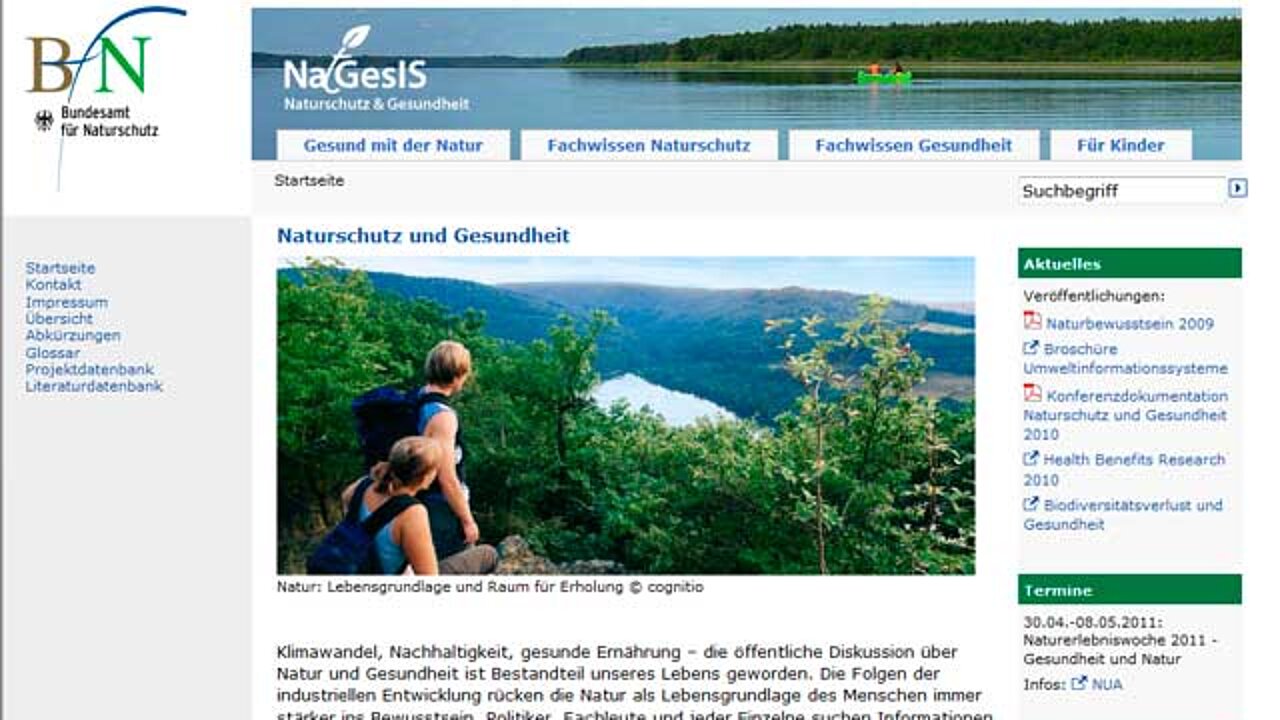 Naturschutz und Gesundheit