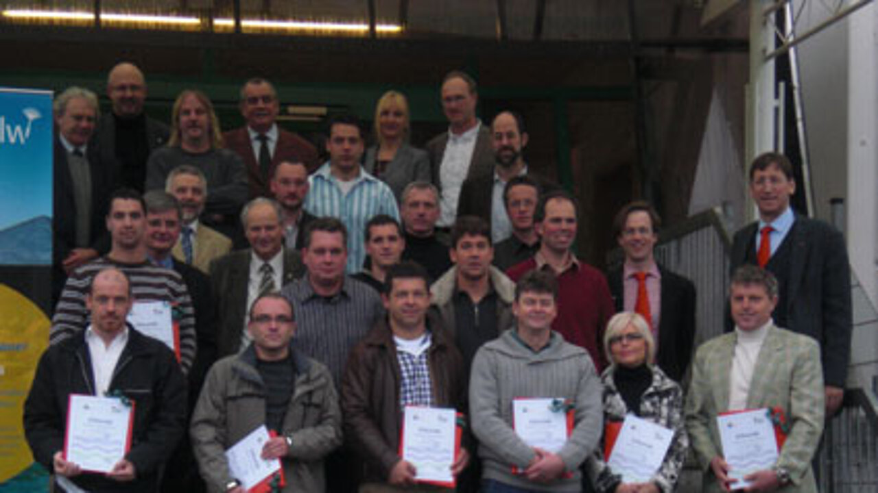 Gruppenfoto der Absolventen