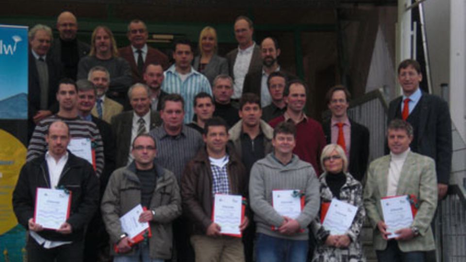 Gruppenfoto der Absolventen