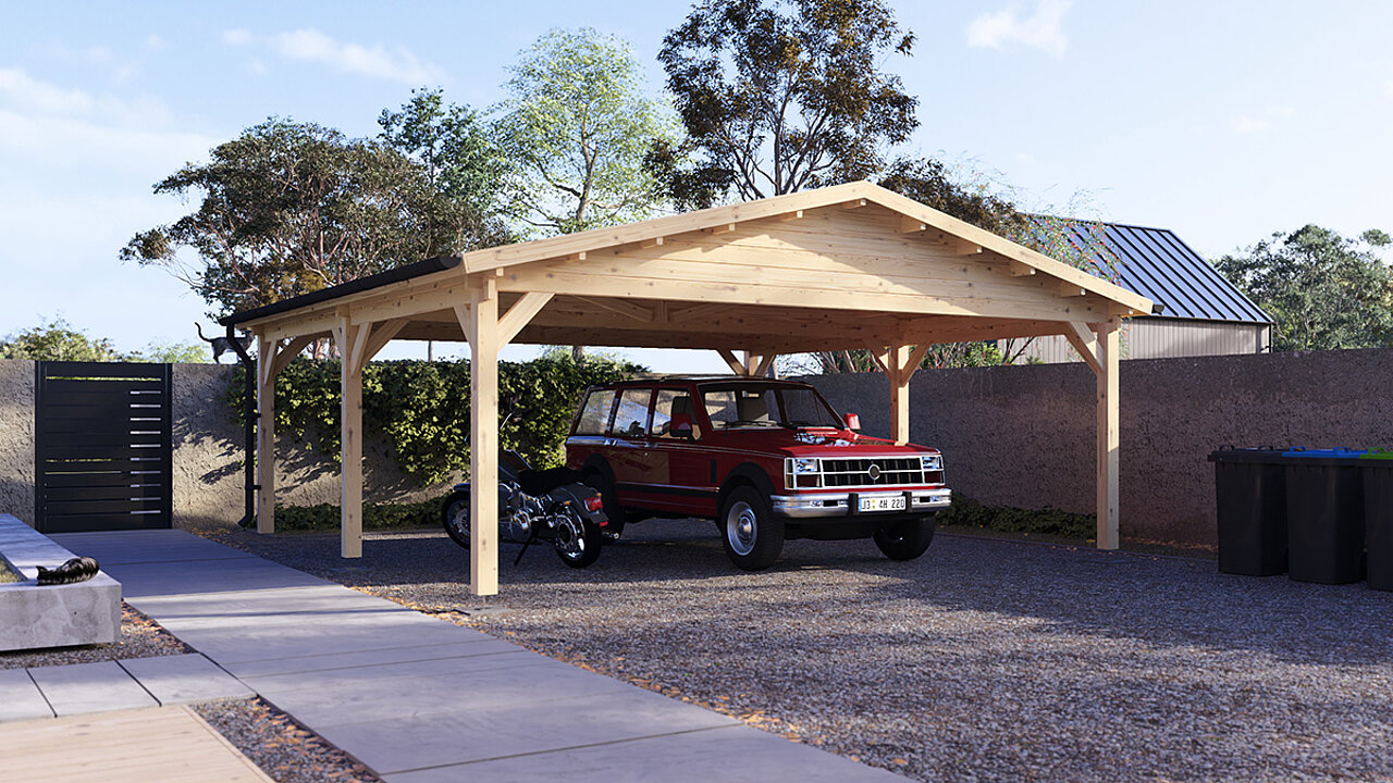 Carports von Pineca