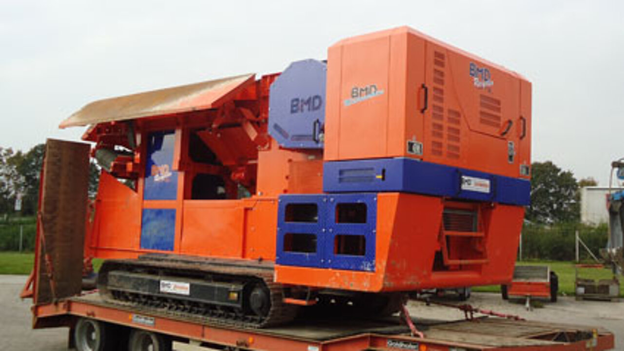 Brecheranlage Raupenfahrwerk