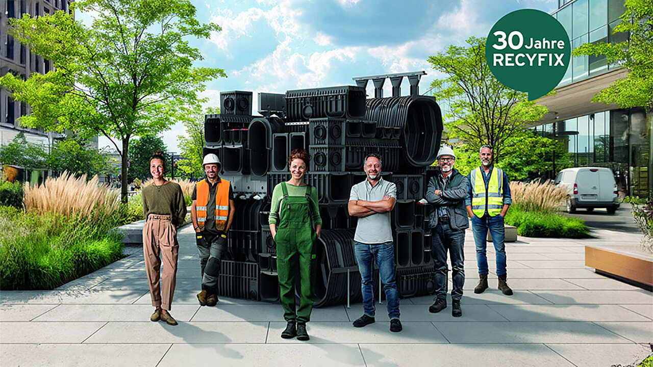 Hauraton 30 Jahre RECYFIX