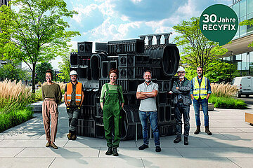 Hauraton 30 Jahre RECYFIX