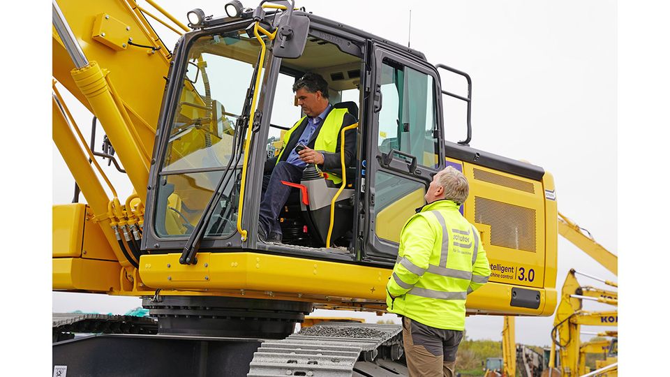 Komatsu Maschinensteuerung