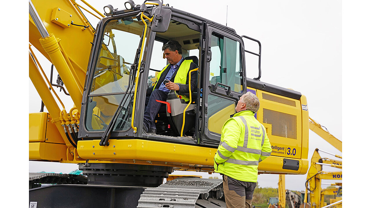 Komatsu Maschinensteuerung