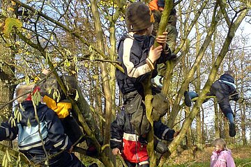 Kinder im Wald