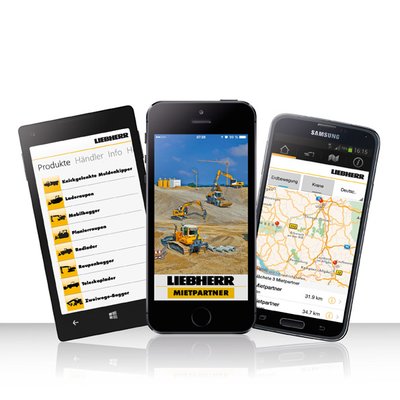 Liebherr-Mietpartner-App