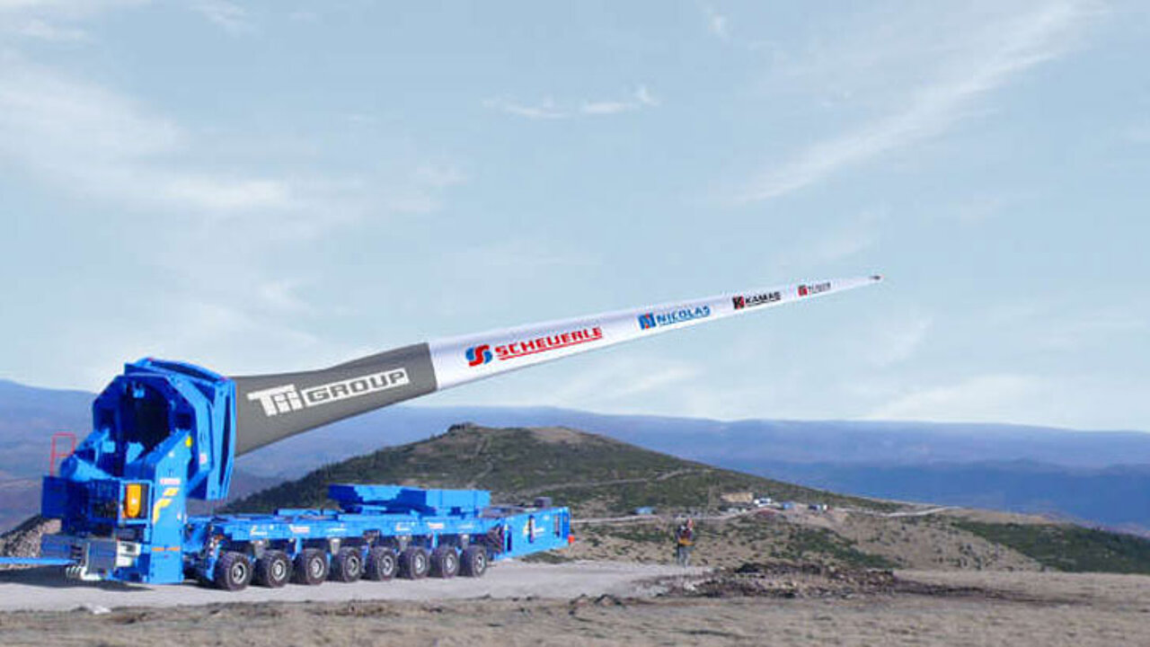 Windflügeltransporter