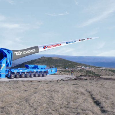 Windflügeltransporter
